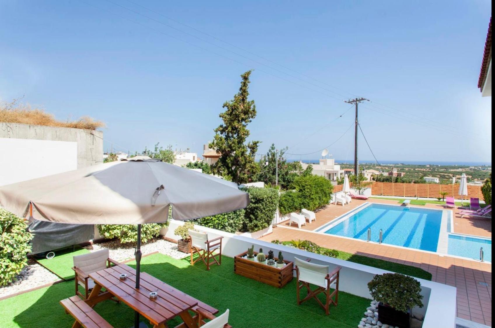 Artemis Luxury Villa - Hersonissos Private Pool Oasis المظهر الخارجي الصورة