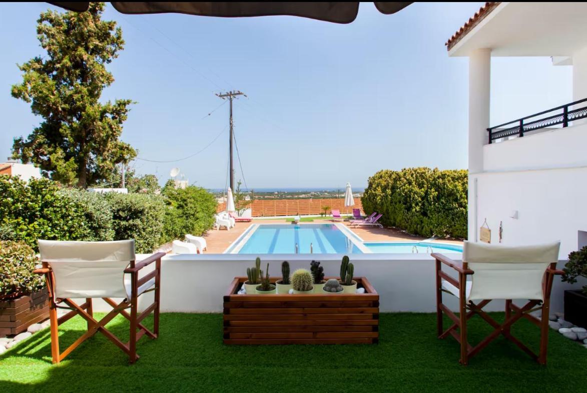 Artemis Luxury Villa - Hersonissos Private Pool Oasis المظهر الخارجي الصورة